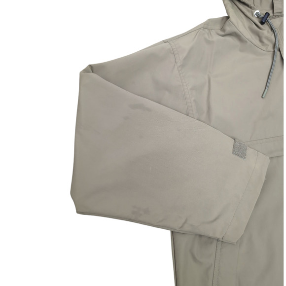 Converse x Kim Jones Oversized Dry Feel Water Resistant Anorak Parka Olive Green - Picture 10 of 12